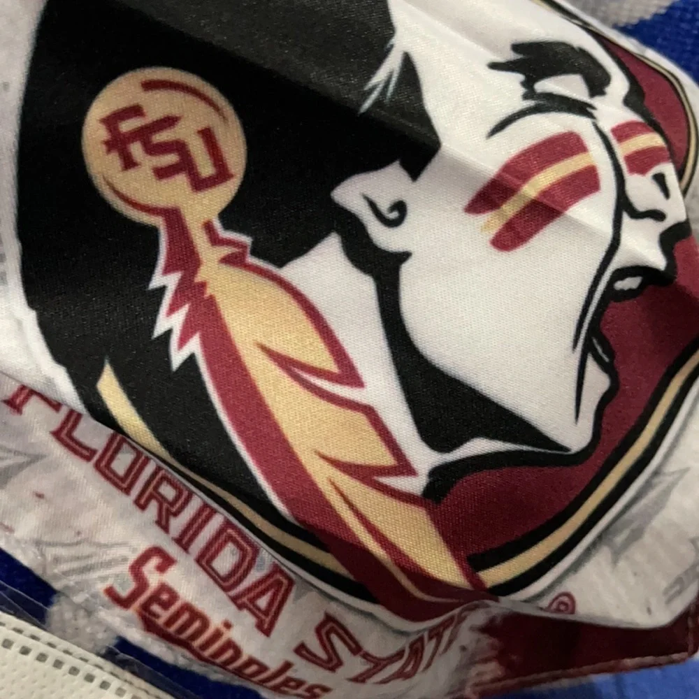 6/$20 New FSU Seminoles adjustable face mask